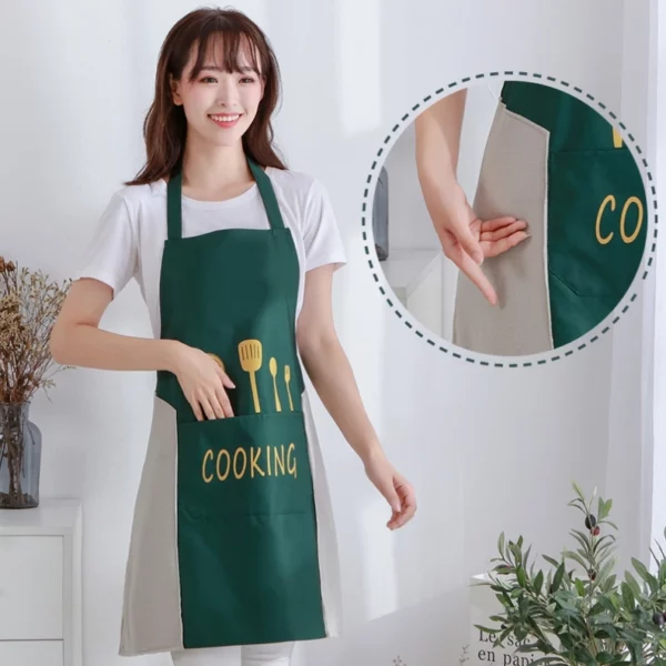 Home kitchen fabric apron